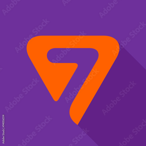 7, Number seven logo, symbol