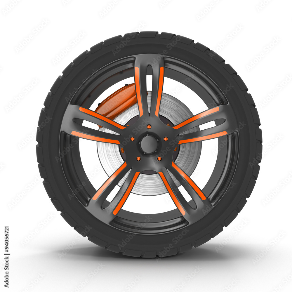 Obraz premium car whee17
