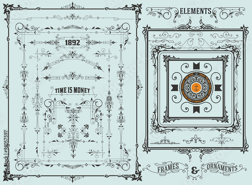 Retro set elements