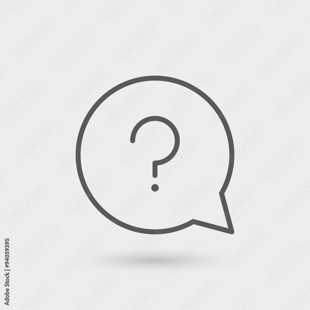 faq thin line icon faq thin line icon