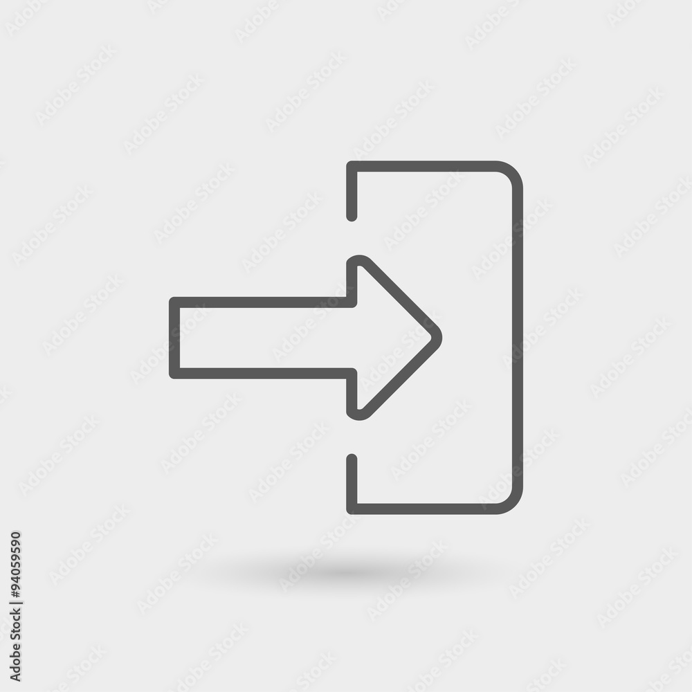 login thin line icon login thin line icon