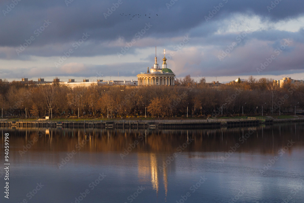 River station in Tver, Russia, autumn 2013.