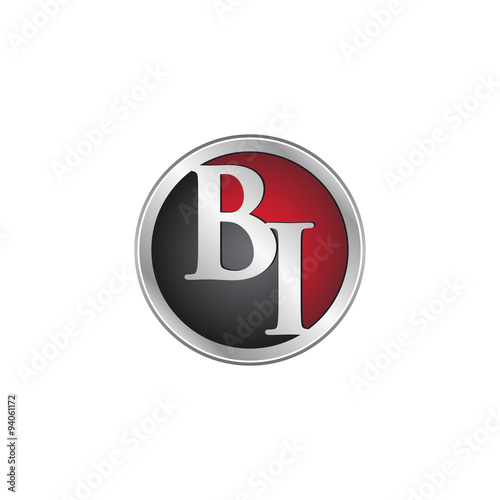 BI initial circle logo red