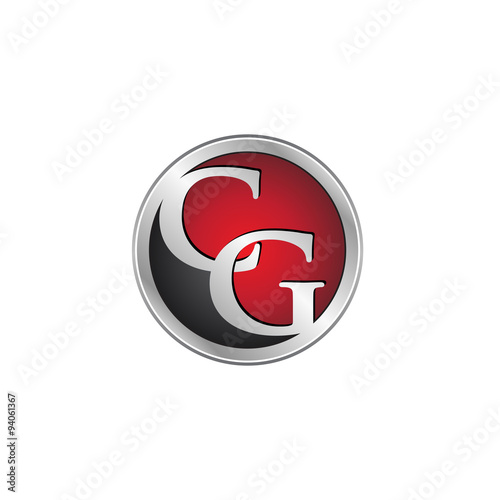 CG initial circle logo red