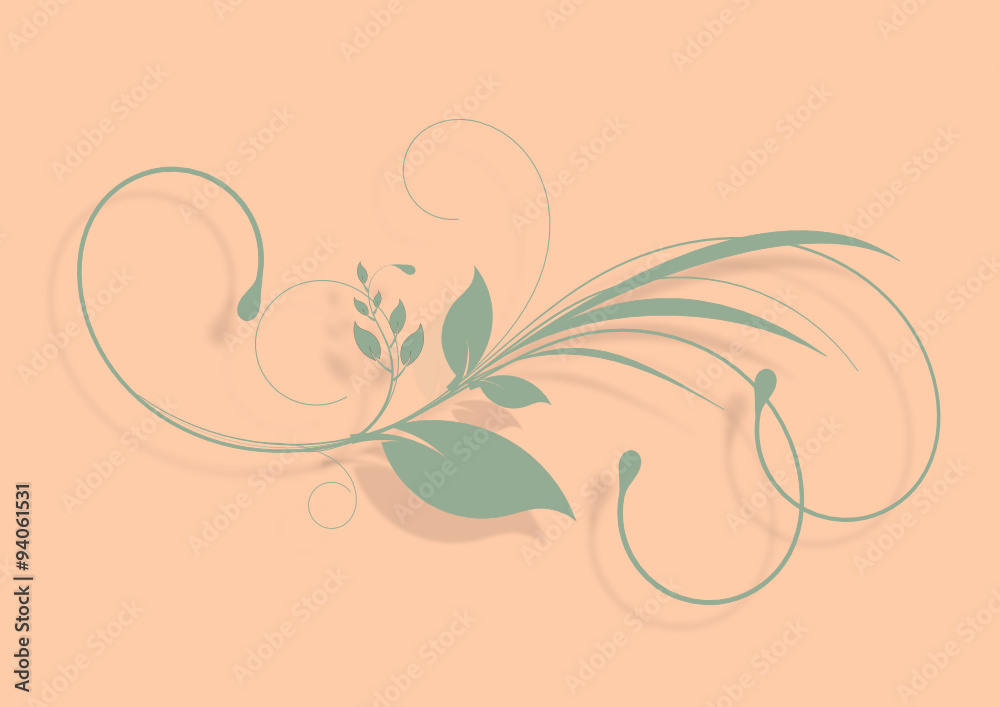 Fondo floral vintage 