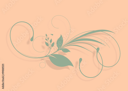 Fondo floral vintage 