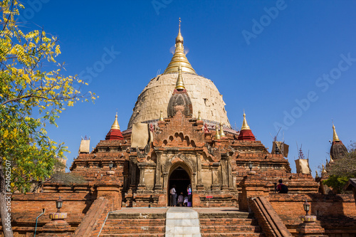 Dhamayazika Pagoda Temple  Bagan  Myanmar.