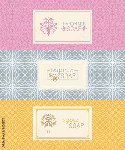 Soap packaging and wrapping paper