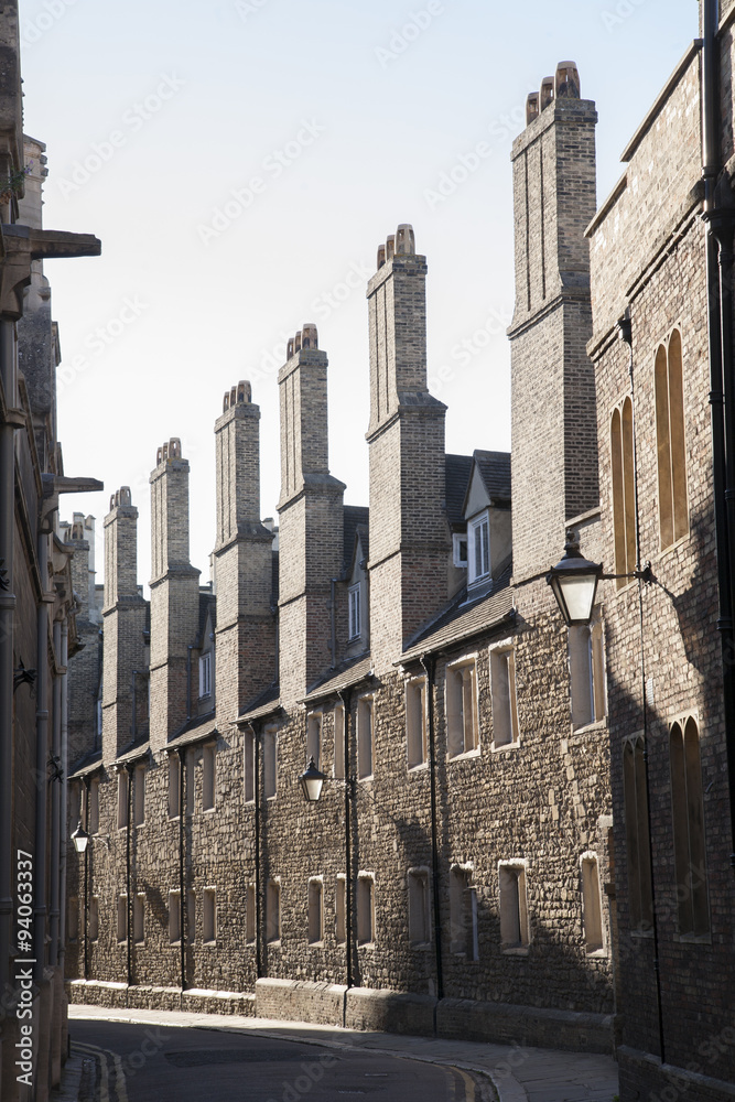 Obraz premium Houses in Trinity Lane, Cambridge
