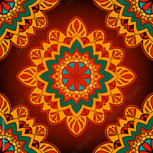 Abstract vintage seamless pattern