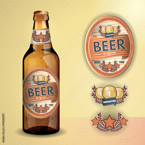 realistic design for its bottle and label