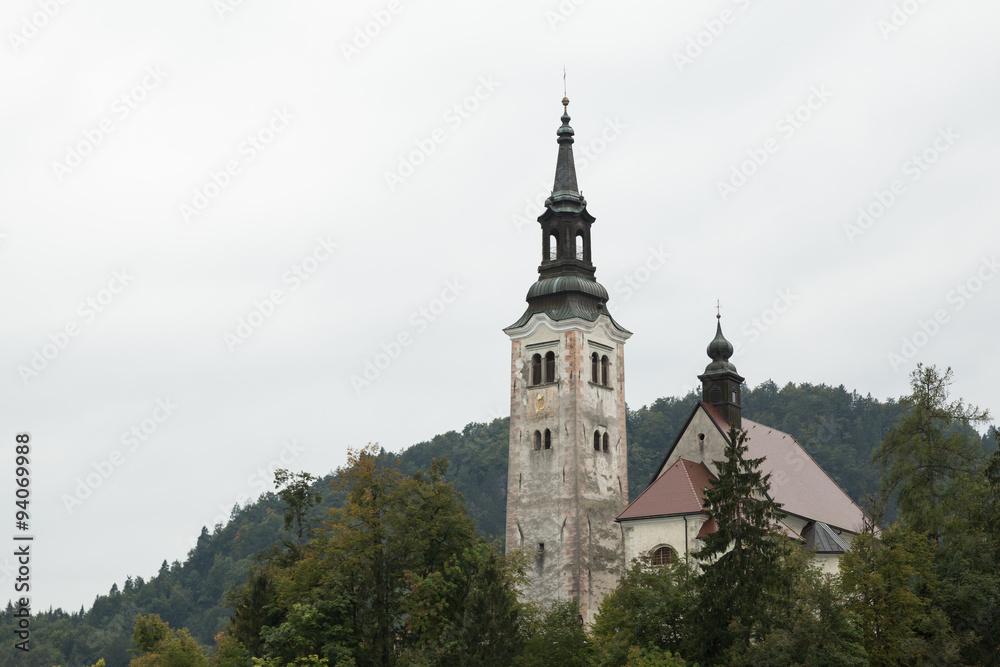 Church of the Assumption of Mary on Bled Island, Slovenia