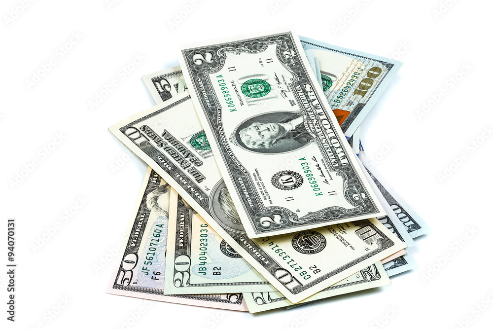 close-up shots dollars banknote close-up shots dollars banknote