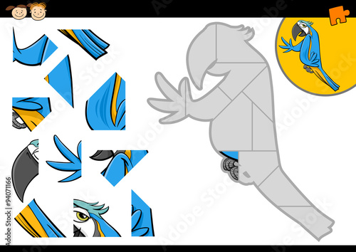 jigsaw puzzle task for kids