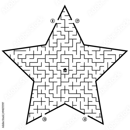 Labyrinth in star