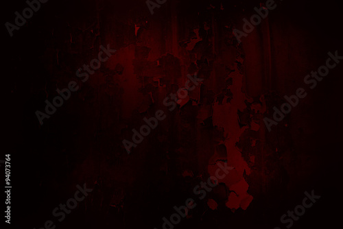 dark red grunge rusty metal wall background or texture