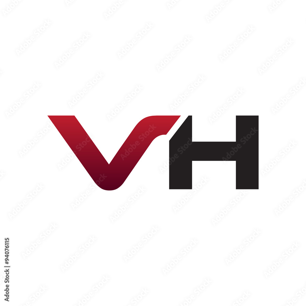 Modern Initial Logo VH Modern Initial Logo VH