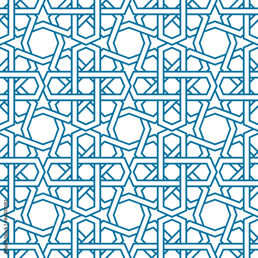 Islamic pattern vector. Seamless traditional eastern style.