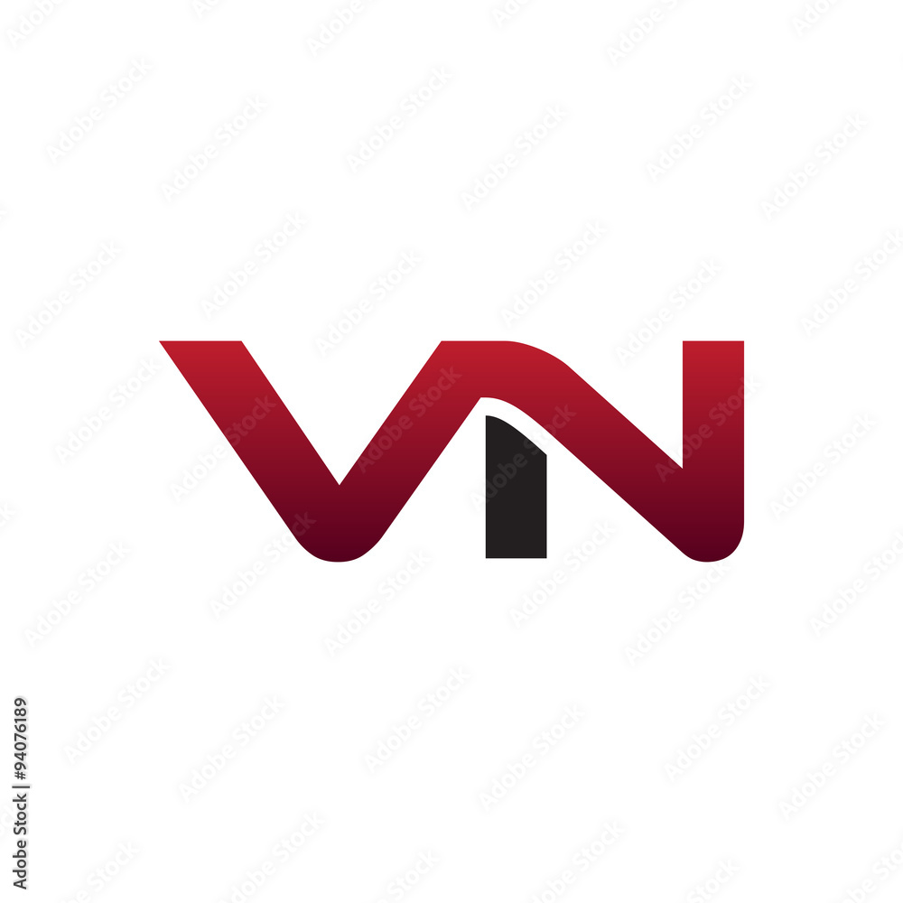 Modern Initial Logo VN Modern Initial Logo VN