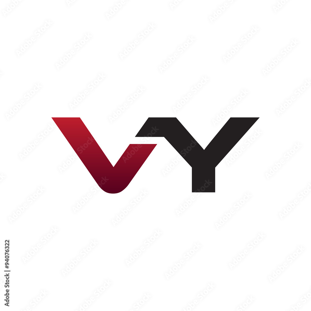 Modern Initial Logo VY Modern Initial Logo VY