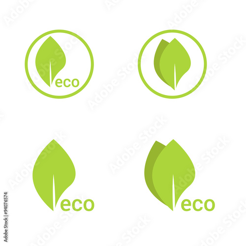 Ecology icon set. Vector eco - icon collection
