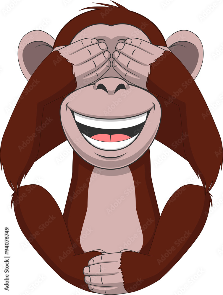 Fototapeta premium Funny little monkey