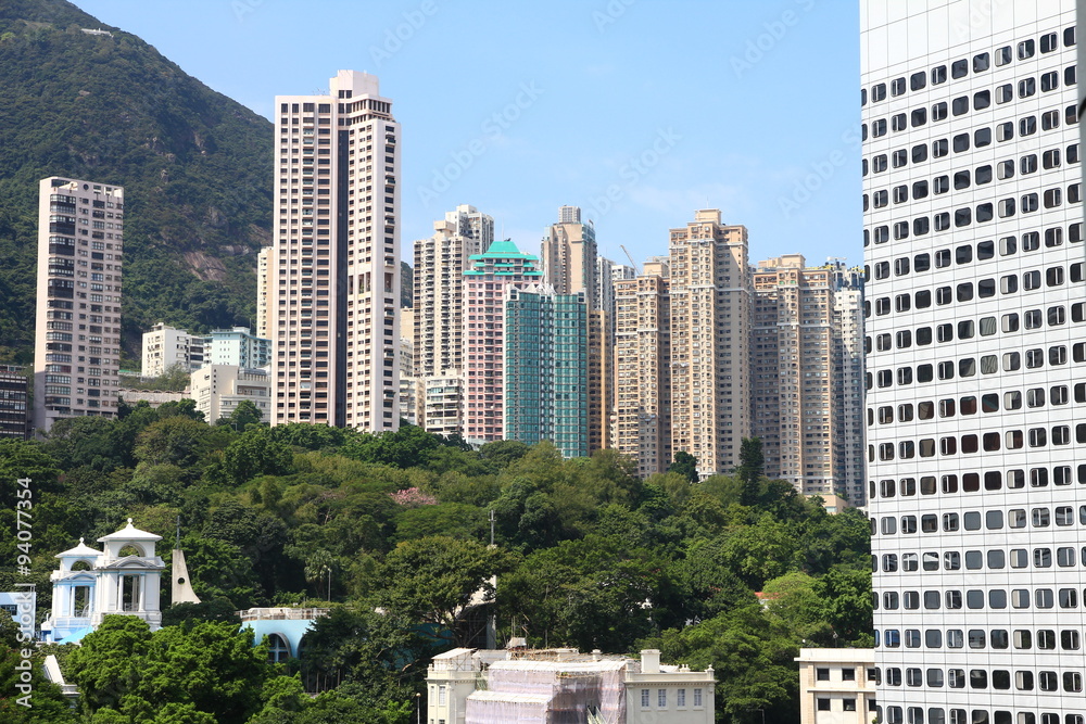 Fototapeta premium Hong Kong's Skyline