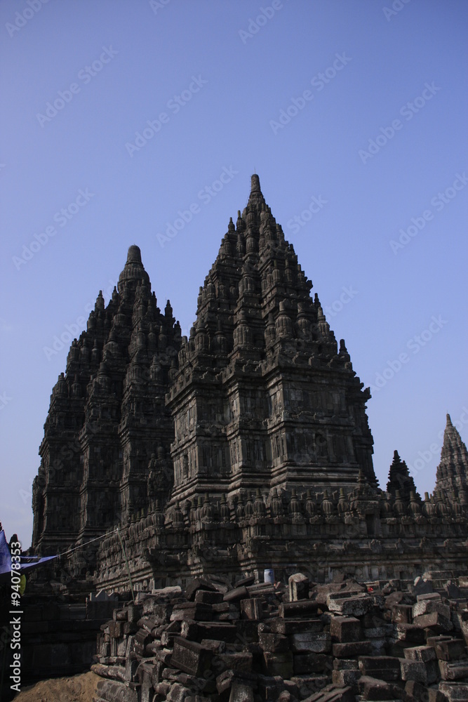 les ruines de Prambanan