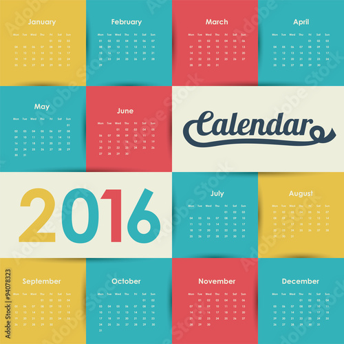 calendar year 2016