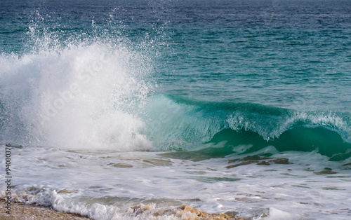 Santa Maria beach waves, Cabo Verde