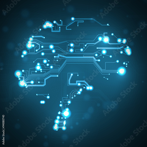 Circuit board background
