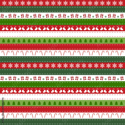 Christmas stripe pattern template