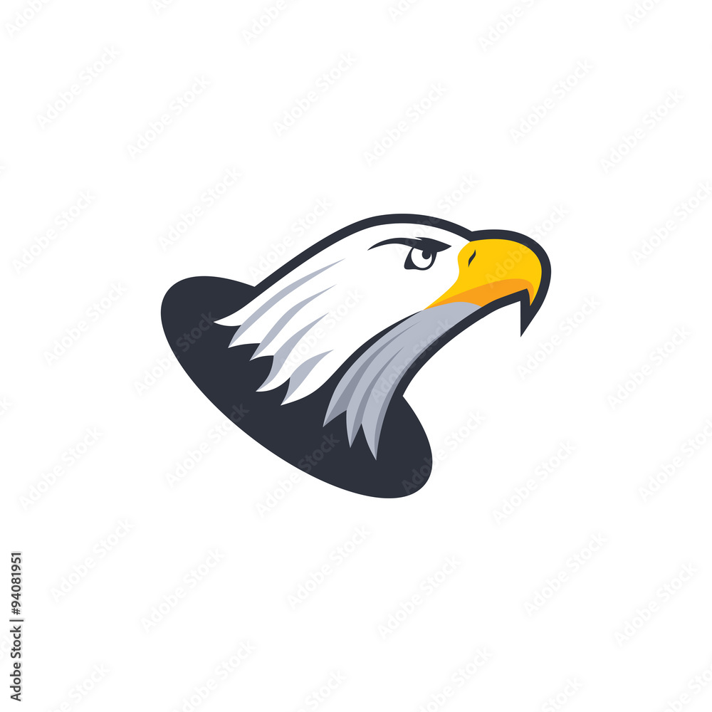 Obraz premium bold eagle template