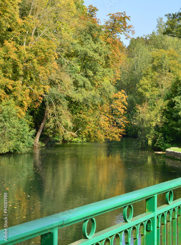 Haute Normandie, the picturesque village of Fourges in Eure photo