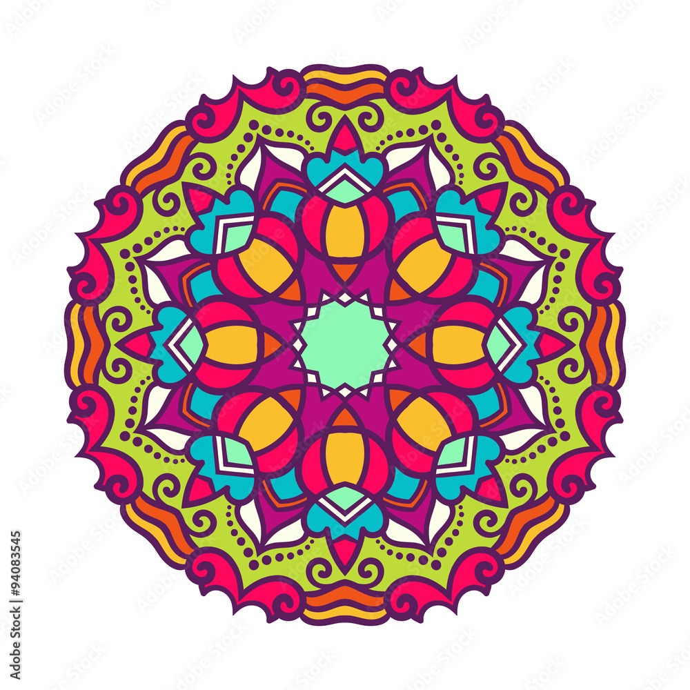 Vector mandala ornament Vector mandala ornament
