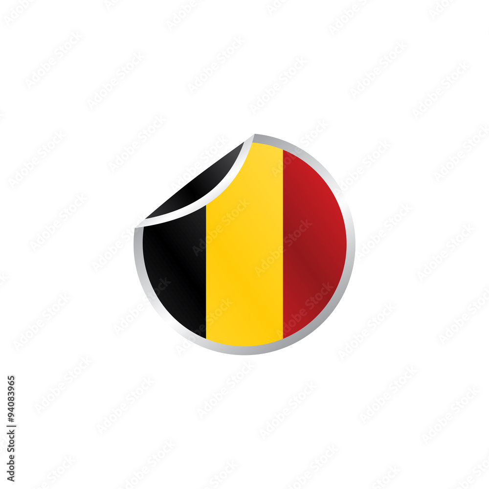 Fototapeta premium glossy theme belgium national flag