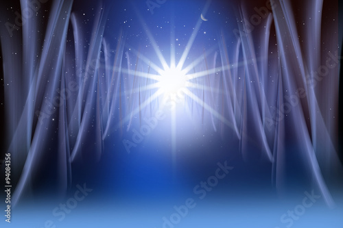 Sternenlicht im All