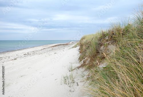 Fototapeta Naklejka Na Ścianę i Meble -  Sandstand an der Ostsee Küste