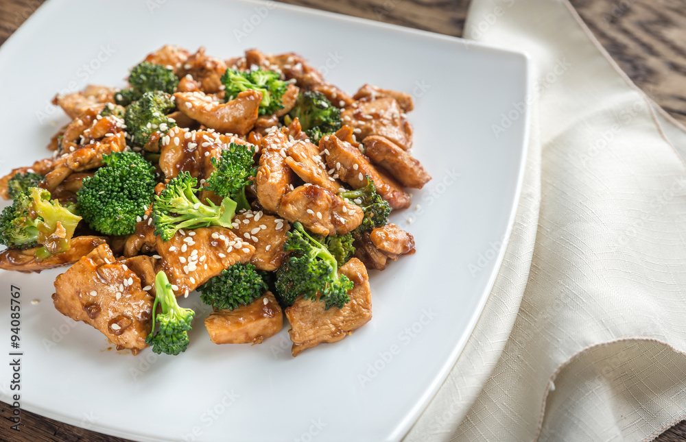 Chicken with broccoli Chicken with broccoli