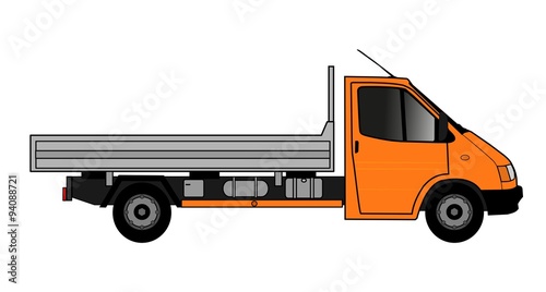 Flatbed truck