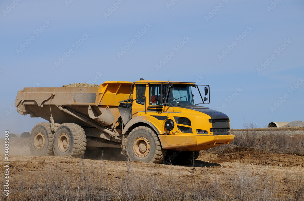 Obraz premium Muldenkipper