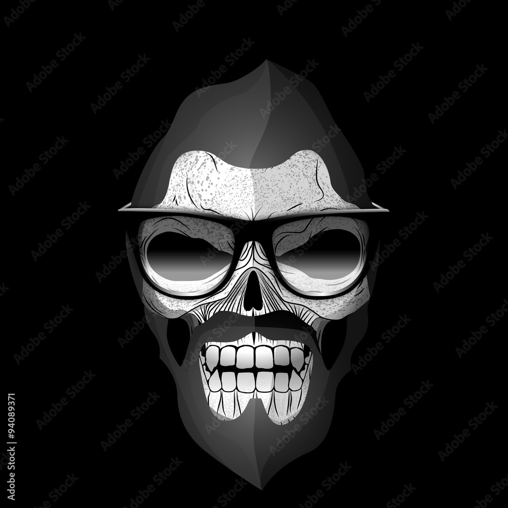 Skull T-shirt desing 4
