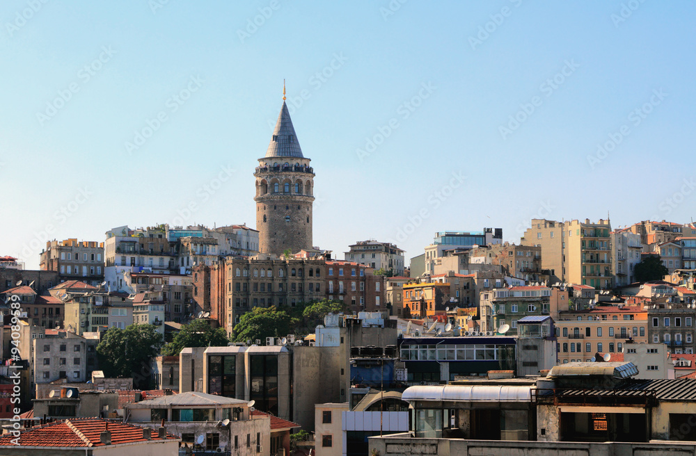 Galata tower. Istanbul, Turkey