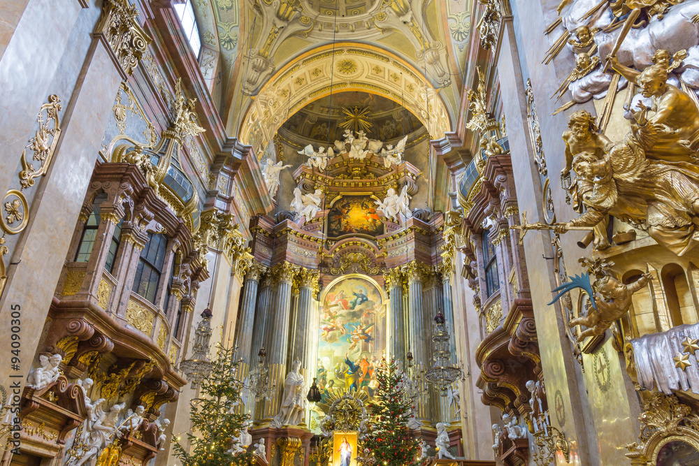 Peterskirche or st. Peter church at Vienna, Austria