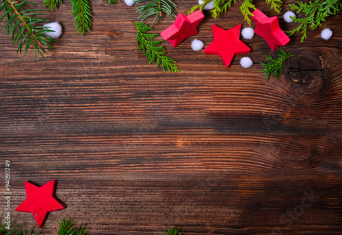 Weihnachten Holz Hintergrund Sterne