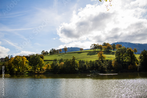 Ritzensee im Herbst, Saalfelden photo