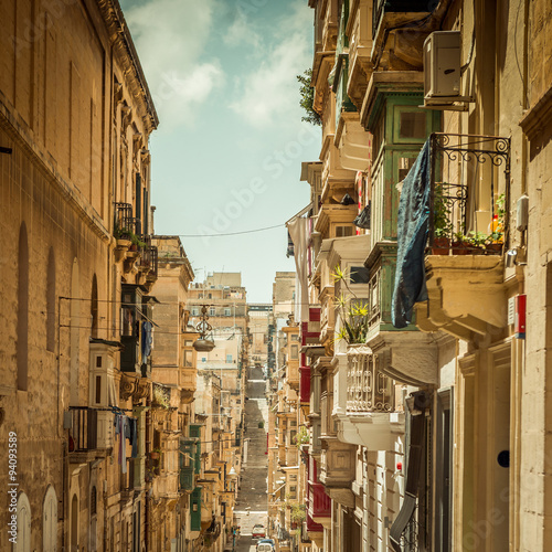 Streetview of Valletta