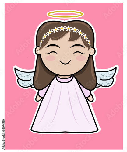 angel caricatura photo