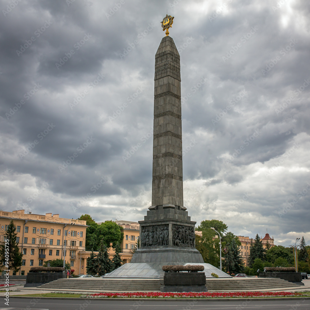 Monument In Honor Of The Victory Of The Soviet Army Soldiers And