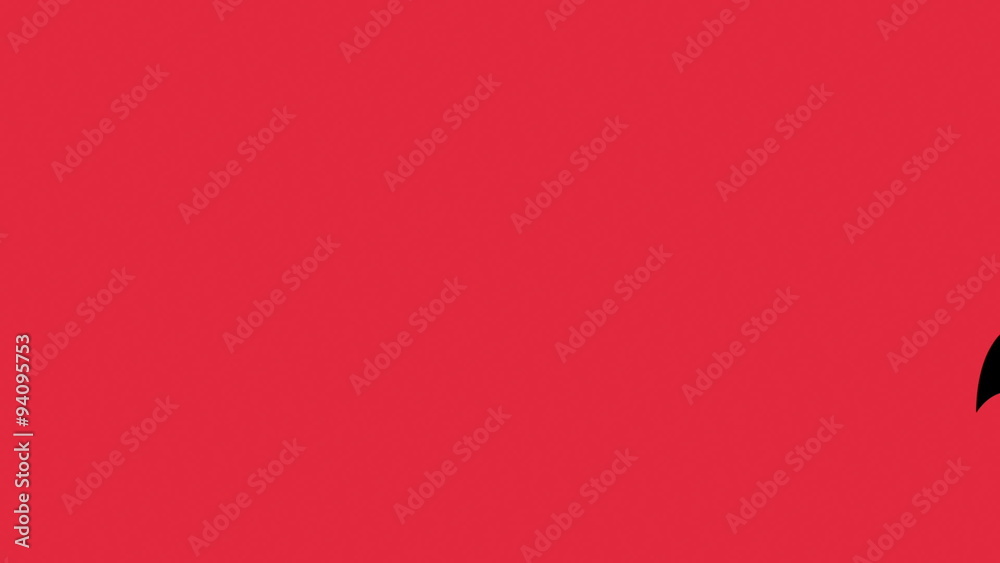 Silhouette flock of bats on a red background Silhouette flock of bats on a red background